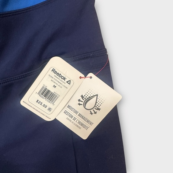 Reebok Two Tone Blue Performance Leggings - Picture 3 of 6